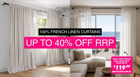 Shop the 100% French Linen Curtains - Up to 40% OFF RRP! sale