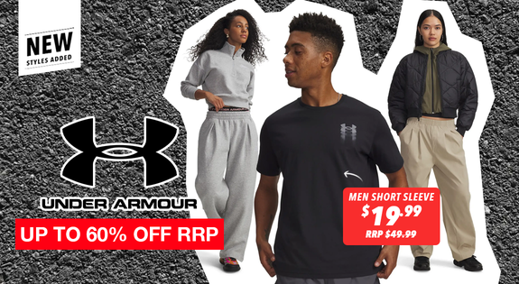 Shop the Under Armour Just Got Better – New Styles Added & Up to 60% Off RRP sale