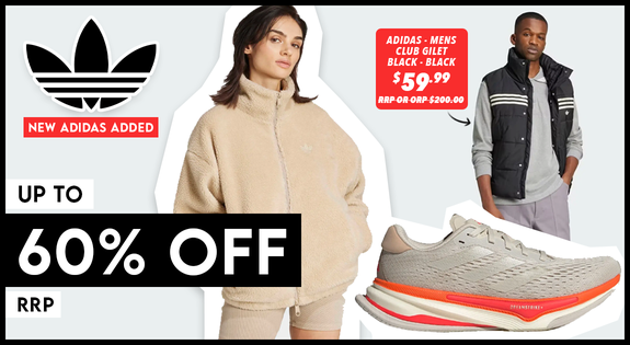 Shop the New Adidas added - upto 60 % off RRP sale