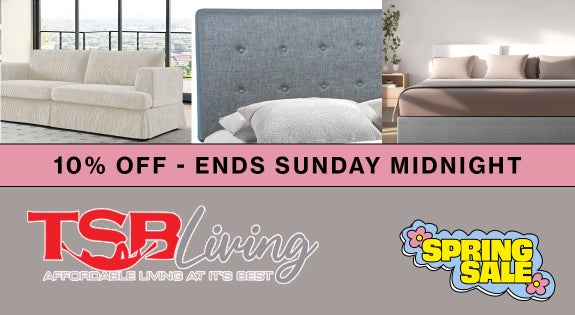 Shop the TSB Living - 10% OFF RRP - Ends Midnight Sunday! sale