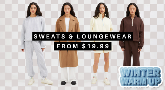 Shop the WINTER WARM UP - Sweats & Loungewear From $19.99 sale