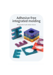 185Pcs Magnetic Tiles Marble Run STEM Building Toys