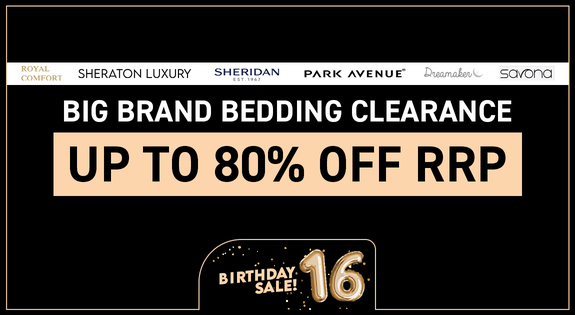 Shop the Big Brand Bedding Clearance - Up to 80% off RRP! sale