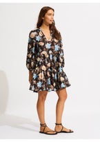 nude lucy blair linen mini dress Nude Lucy Blair Linen Mini Dress