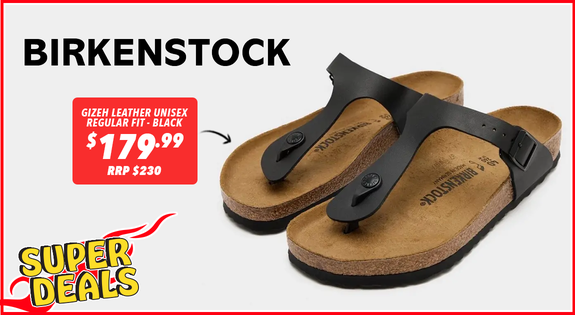 Shop the Birkenstock Super deal sale