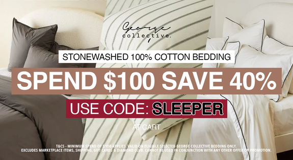 Shop the Stonewash 100% Cotton Bedding - Spend $100 Save 40% USE CODE: SLEEPER sale