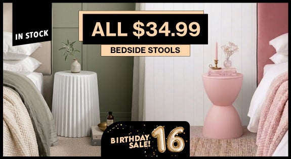 Shop the INSTOCK Bedside Stools ALL 34.99 sale