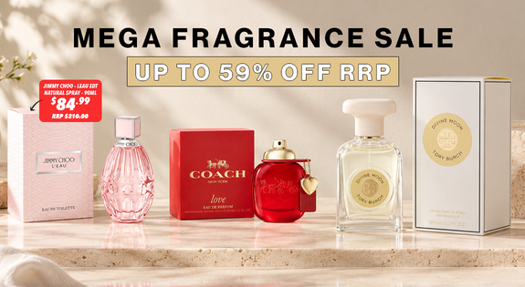 Shop the Mega Fragrance Sale! Up to 59% Off RRP sale