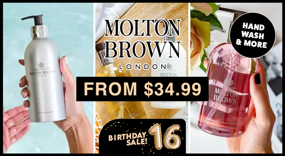 Shop the Molton Brown Hand Wash & More - From $34.99 sale
