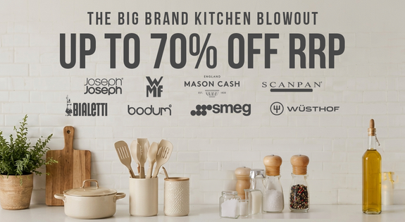 Shop the The Big Brand Kitchen Blowout up to 70% off RRP! sale
