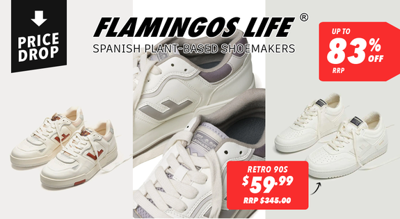 Shop the Flamingos Life Designer Sneakers Price Drop - Up to 83% Off RRP sale