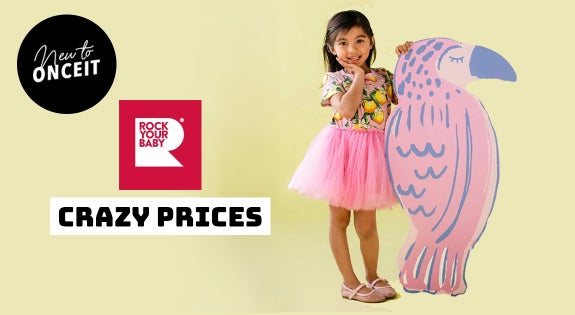 Shop the New to Onceit! Rock Your Baby Crazy Prices sale
