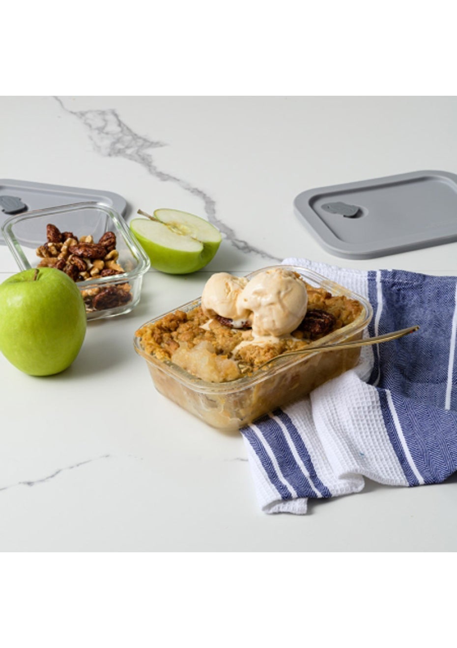 Click Clack - Cook + Rectangle Set of 3 Grey - Onceit