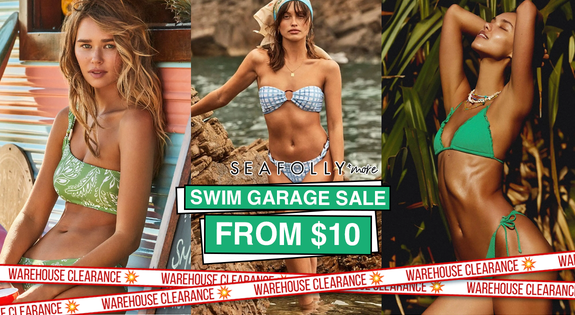 Shop the SWIM Garage Sale - Seafolly from $10 sale