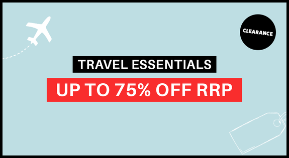 Shop the Travel Essentials Clearance up to 75% off RRP! sale
