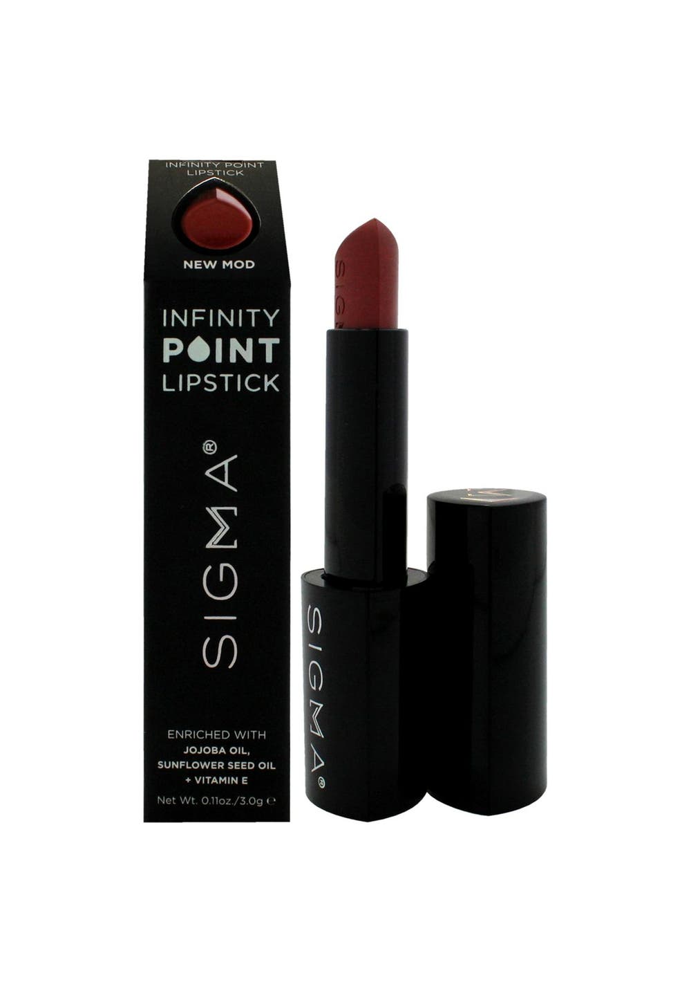 Sigma Infinity Mini SIGMA Infinity Point Lipstick - New Mod by SIGMA for Women - 0.11 oz ...