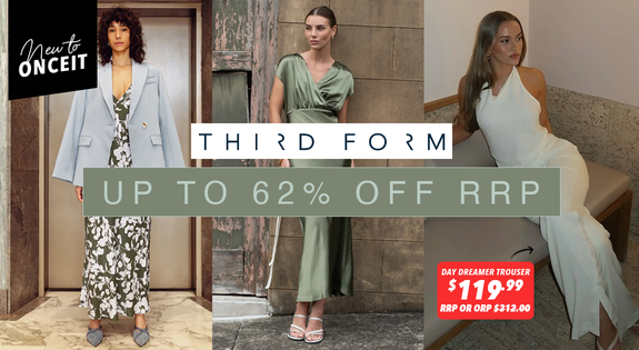 Shop the New to Onceit! Third Form - Up to 62% Off RRP! sale