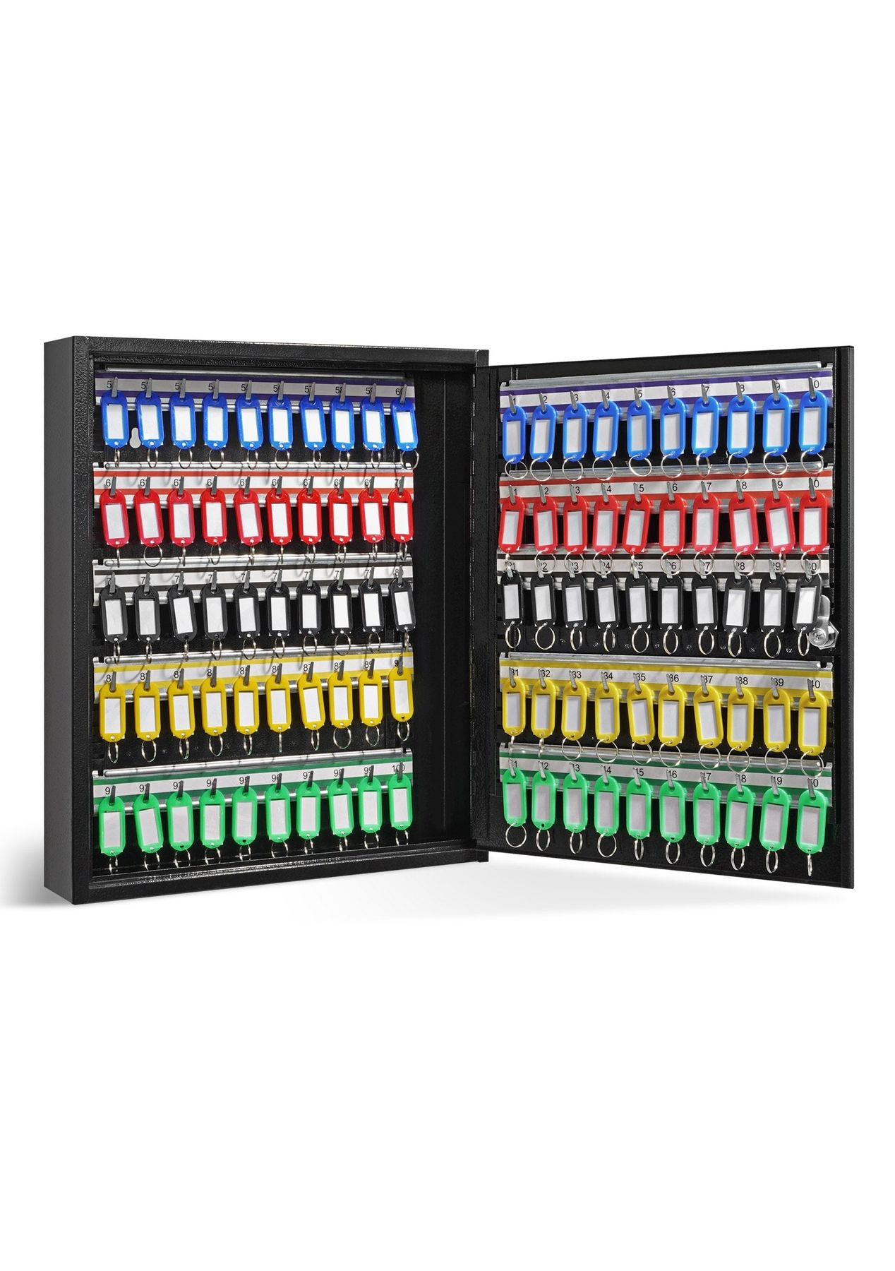 Vevor 100 Key Cabinet Lock Box With Adjustable Racks Security Storage ...