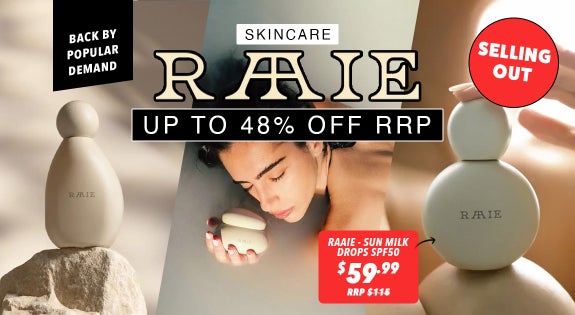 Shop the Back By Popular Demand! Raaie Skincare - Up to 48% Off RRP! sale
