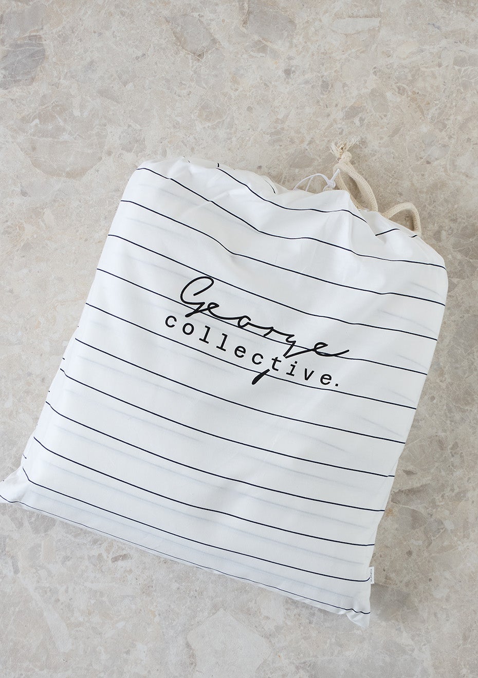 George Collective - 100% Stonewashed Cotton Fitted Cot Sheet - Hamptons ...