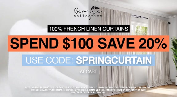 Shop the 100% french linen curtains Spend $100 Save 20% sale