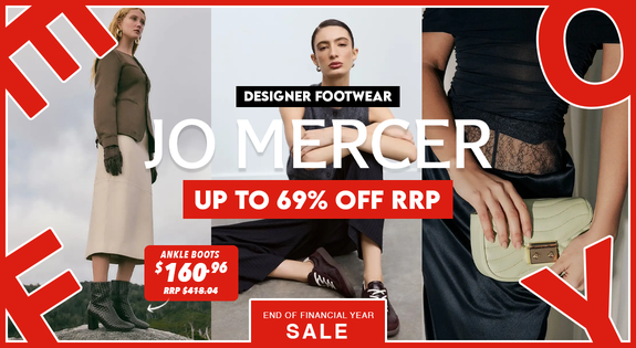 Shop the Jo Mercer Designer Footwear - Up to 69% Off RRP sale