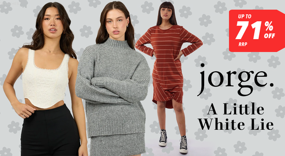 Shop the Jorge and Little White lie Up to 71% off RRP! sale