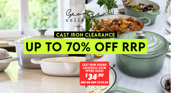 Shop the Cast Iron Clearance - Up to 70% OFF RRP! sale
