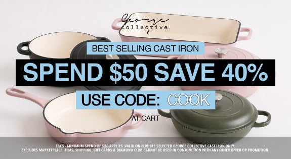 Shop the Best Selling Cast Iron - Spend $50 Save 40% use code: COOK sale