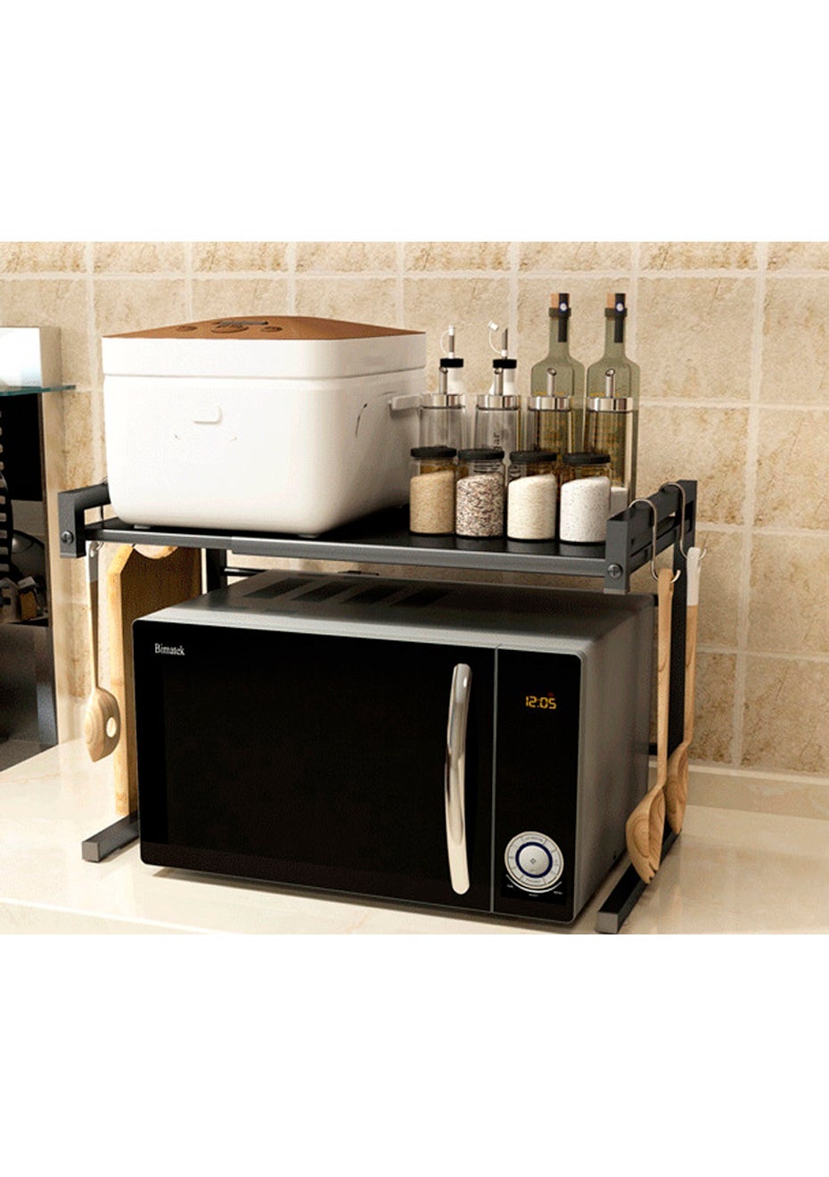 2-Tier Expandable Kitchen Rack - Onceit