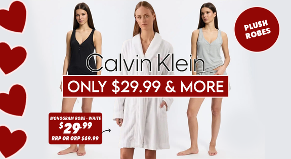 Shop the Calvin Klein Plush Robes Only $29.99 & More sale