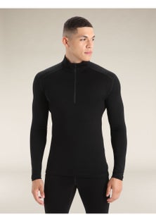 Icebreaker - Men 260 Tech Longsleeve Half Zip Black