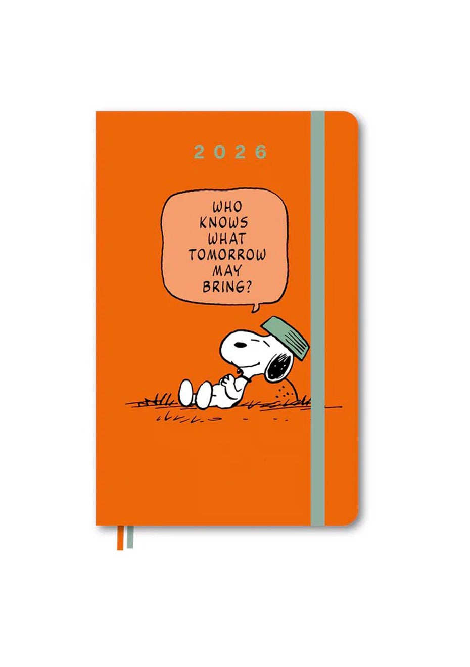 Moleskine Diary 12 Month Weekly + Notes HC Large Snoopy Tomorrow Orange ...