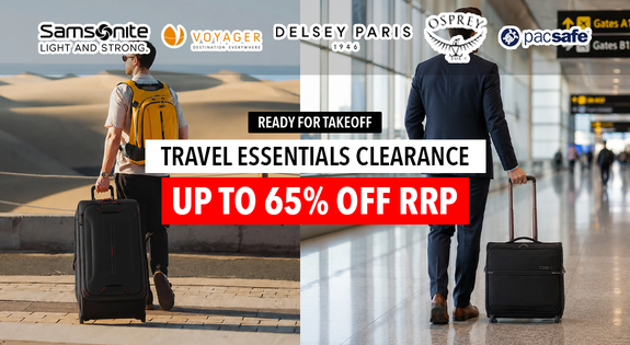 Shop the Ready for Takeoff: Travel Essentials Clearance Up to 65% off RRP! sale