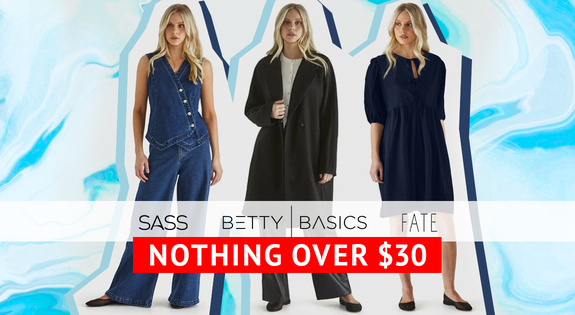 Shop the Sass, Betty Basics and Fate Nothing over $30! sale
