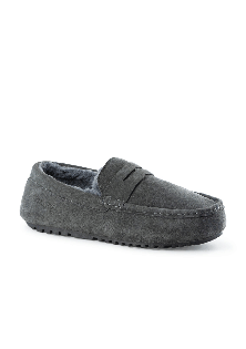 Aus Wooli Mens Terrigal Cosy Moccasin - Grey