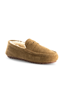 Aus Wooli Mens Terrigal Cosy Moccasin - Tan