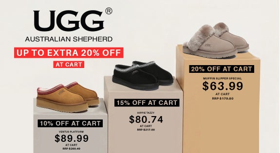 Shop the UGGS AUSTRALIAN SHEPHERD - UP TO EXTRA 20 % OFF @ CART sale