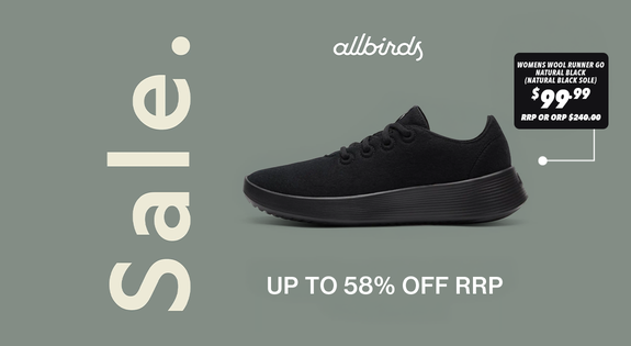 Shop the Allbirds Clearance - Up to 58% Off RRP sale