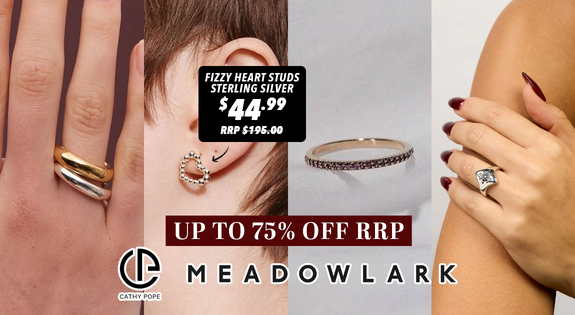 Shop the Cathy Pope & Meadowlark Jewellery Up to 75% Off RRP sale