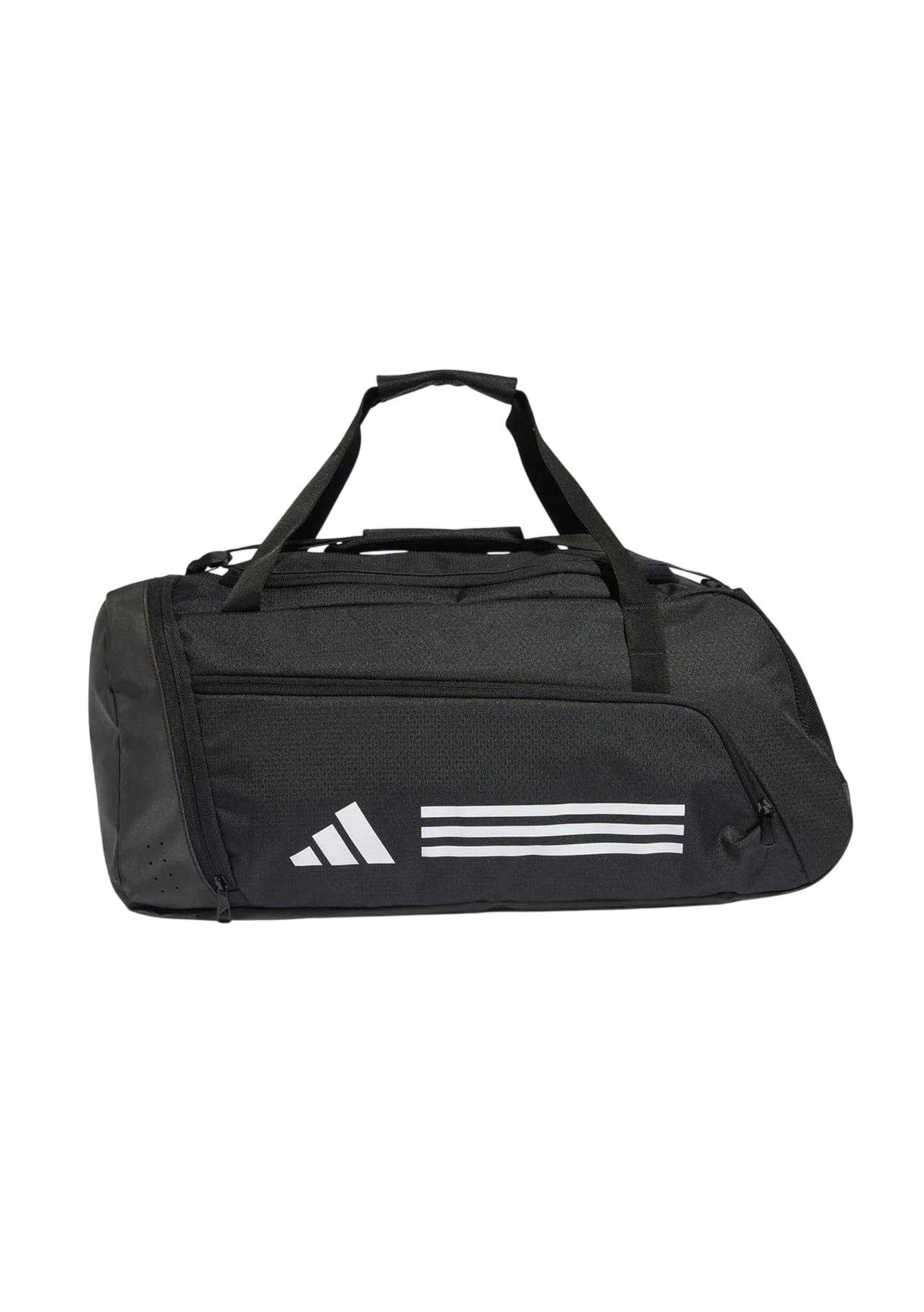 Adidas Unisex Adult Essentials Duffle Bag (Black/White) - Onceit