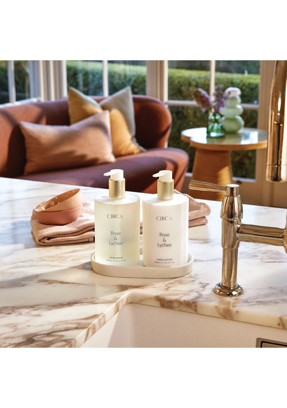Circa Home - 900ml Hand Care Duo Set - Rose & Lychee - Onceit