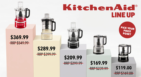 Shop the The KitchenAid Line Up - Pick your Price Point! sale
