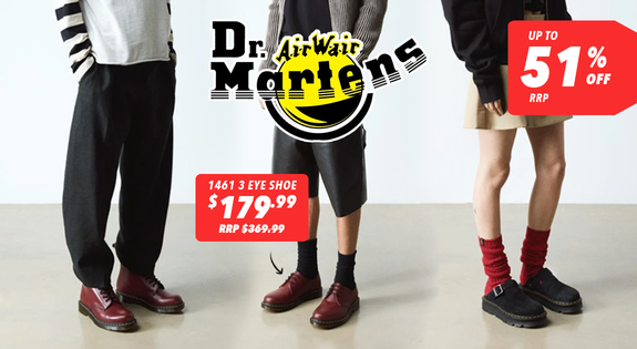 Shop the Dr Martens Deals - Up to 51% Off RRP sale