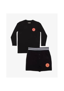 BAND OF BOYS - Pepperoni Winter PJs - Black