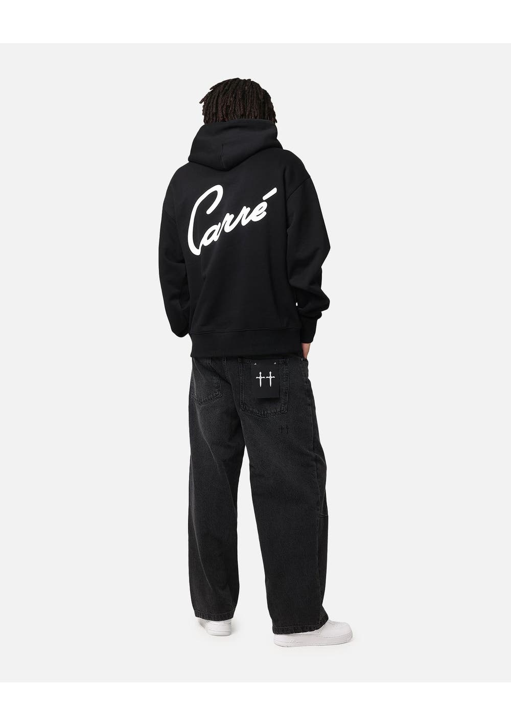 Carre Swifty Hoodie Black - Onceit