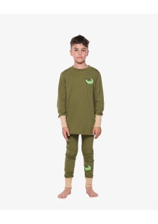 BAND OF BOYS - Crocodile Winter PJs - Green