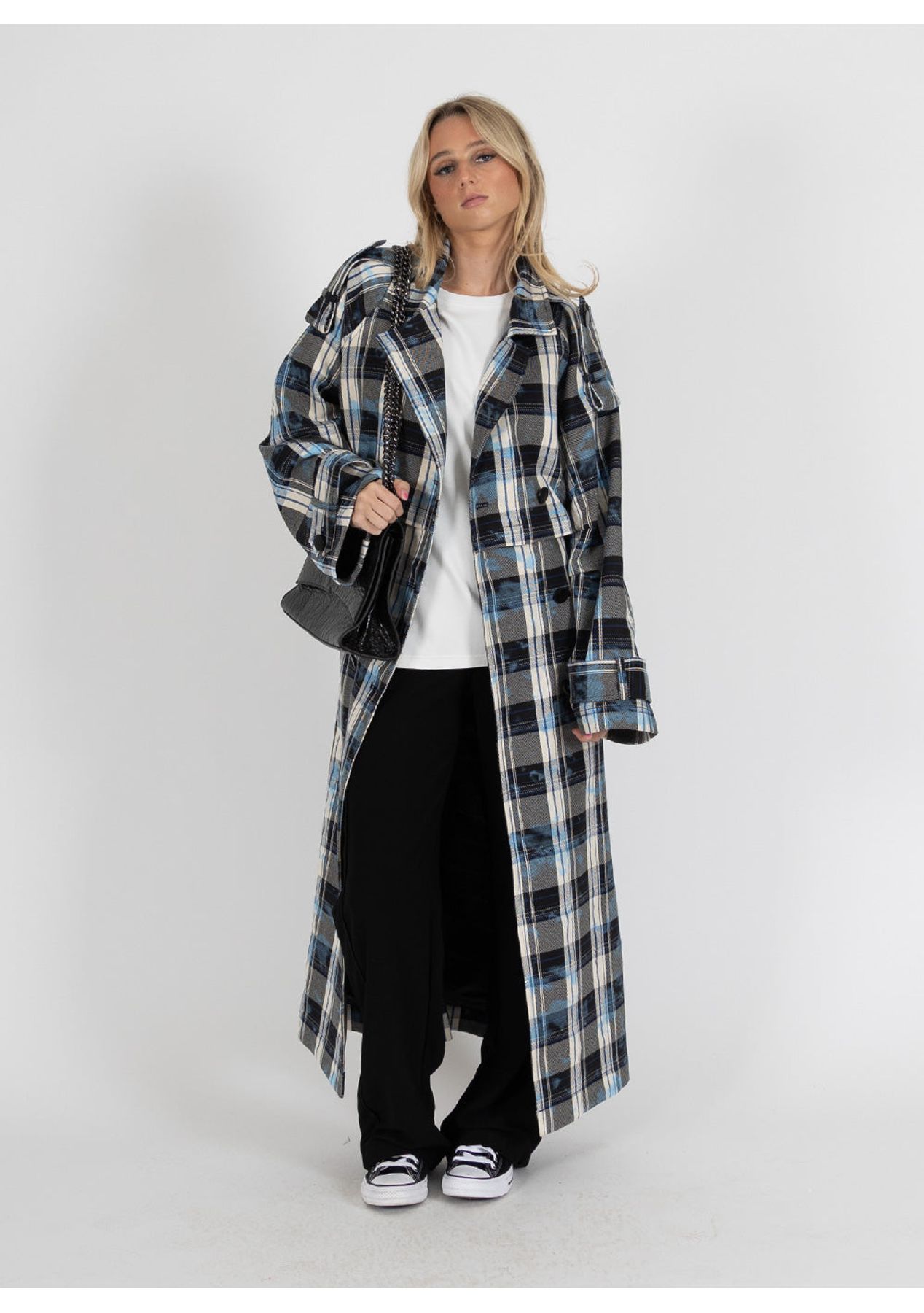 Federation - Trenched Coat - Painted Plaid - Onceit
