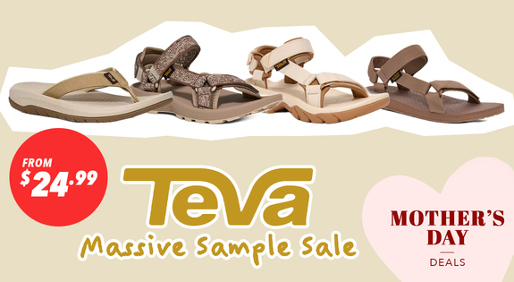 Shop the Teva Massive Sample Sale From $24.99 sale