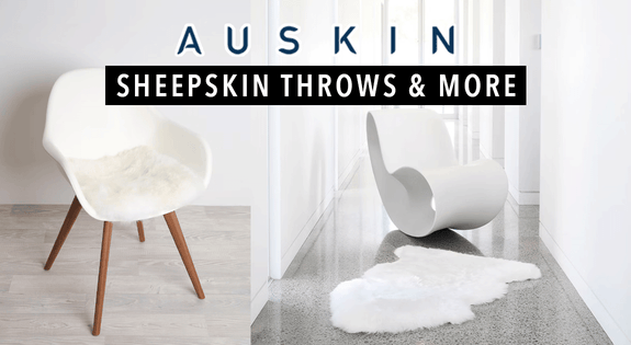 Shop the Auskin Sheepskin Throws & More! sale